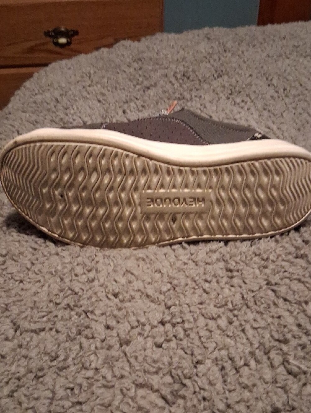 Hey Dude Women's Gray Slip-On Style Sneakers (Used) - Picture 6 of 6